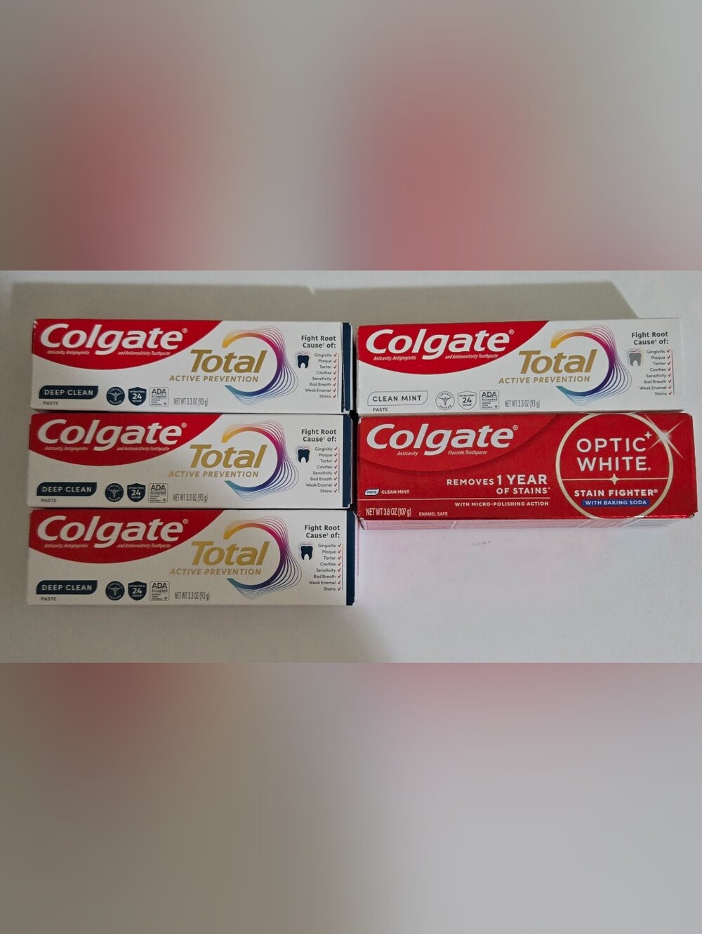New Colgate Toothpaste Bundle (5 Toothpaste)